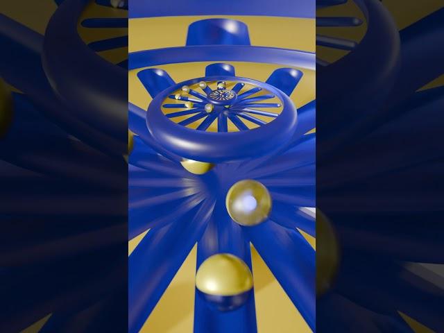  Mind-Bending Motion Illusion!  (Blender Animation) #OpticalIllusion #BlenderMagic #AnimationLoop