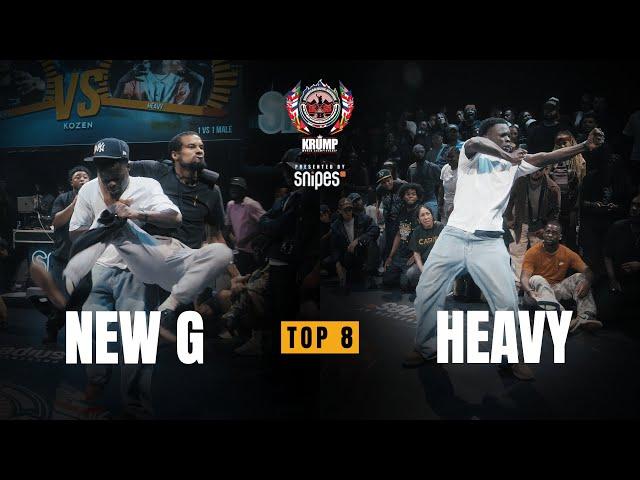 New G vs Heavy | Male Top 8 | EBS Krump 2024