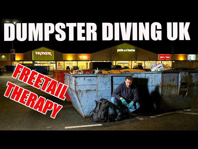 DUMPSTER DIVING RETIAL PARKS FOR HIDDEN TREASURES FREETAIL THERAPY.