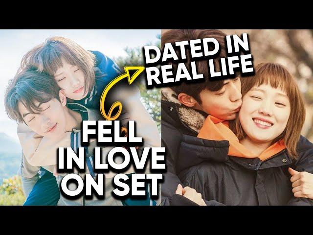 10 Korean Drama Couples Who FELL IN LOVE On Set! [Ft HappySqueak]