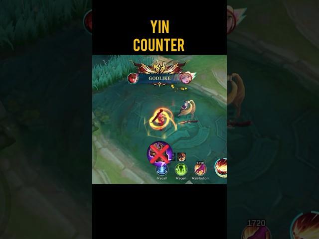 YIN COUNTER ITEM TUTORIAL BY ALPHA GAMING #yin #yinbuild #yincounterbuild #mlbbshorts #mlbb #ml