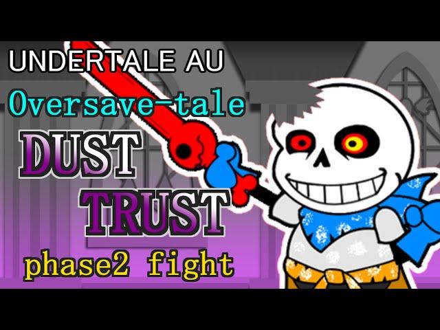 【UNDERTALE AU】Oversave-tale Paper DustTrust phase2 fight【ペーパーマリオ風】