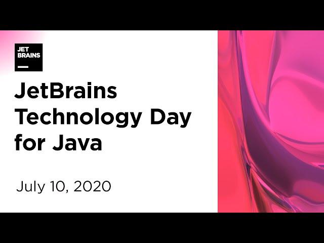 JetBrains Technology Day for Java 2020