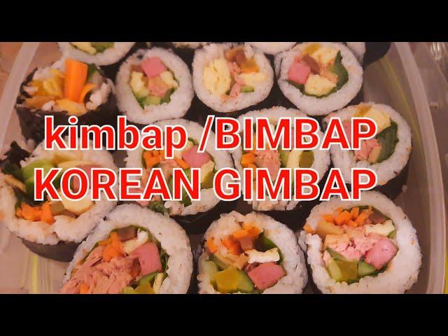 how to make gimbap kimbap