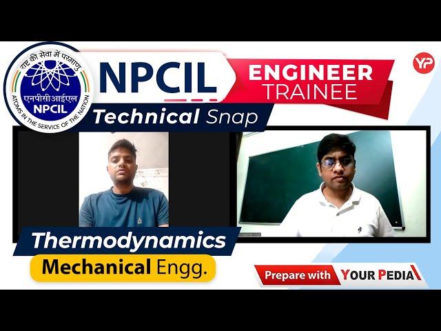 Thermodynamics Mock Interview For NPCIL | Mechanical Engg. | Interview preparation with YourPedia
