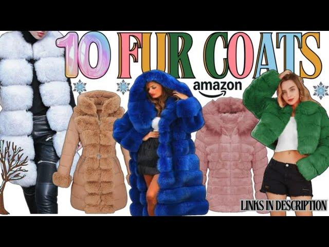 10 Beautiful Cozy Fur Coats on Amazon That are Stylish with Links in Description #amazonprimeday2024