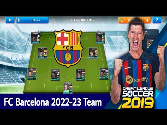 How To Create FC Barcelona 2022-23 Team in Dream League Soccer 2019