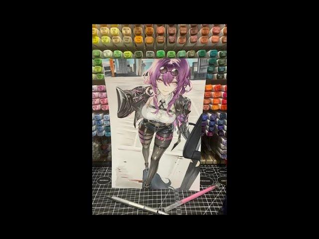 全班就你会画画的时候！#手绘 #卡芙卡 #星穹铁道#绘画#动漫人物#绘画教学#技巧教学