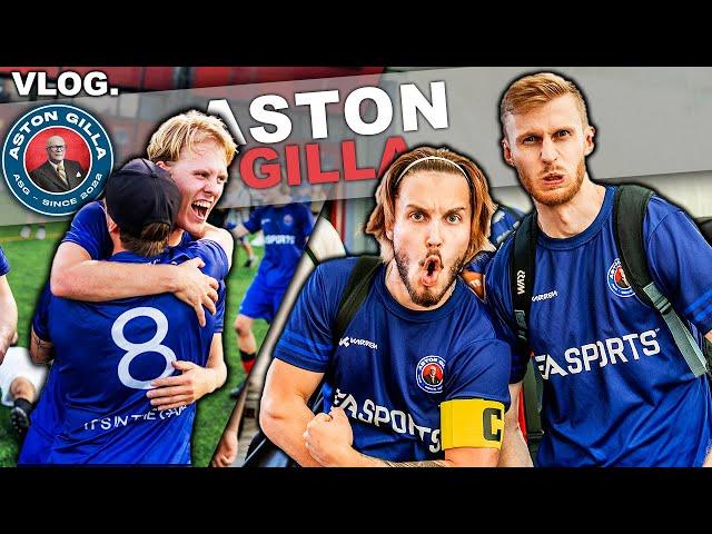 PERUSTETTIIN JALKAPALLOJOUKKUE (Aston Gilla vlog)