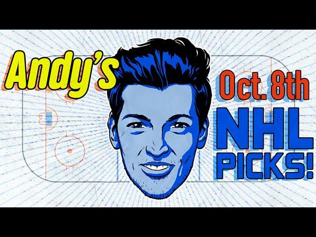 NHL Sniffs, Picks & Pirate Parlays Today 10/8/24 | Best NHL Bets w/Andy Francess