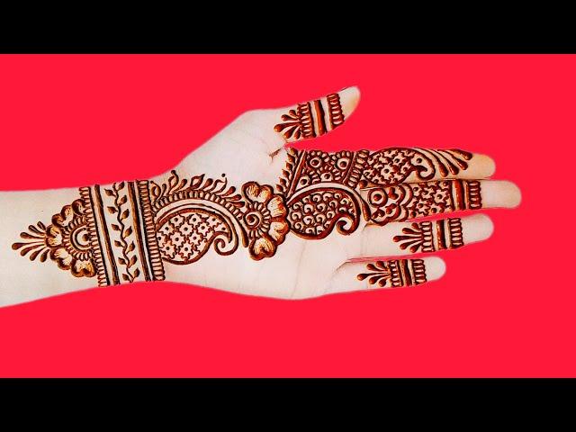 सरल मेहंदी की डिजाइन | सिंपल मेहंदी डिजाइन | Mehandi ka design | Mehdi ka dijain | Mehndi | मेहंदी |