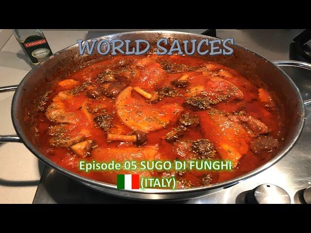 TOP 100 Popular world sauce recipes Episode 05 How to make Sugo de funghi mushroom sauce recipe