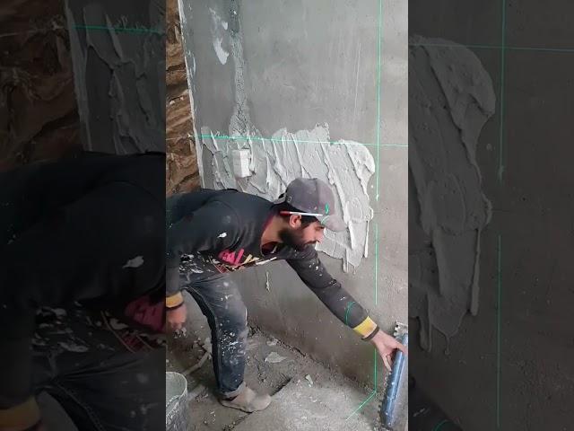 Amazing skills for installing bathroom wall tiles