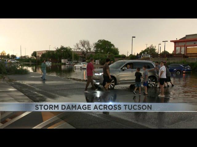 Powerful storm knocks out power across Tucson