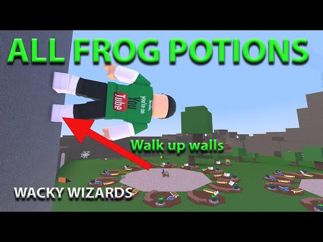 All Frog Potions Wacky Wizards Roblox ‍️Wacky Wizards‍️ Roblox Frog Ingredient Check It Out!