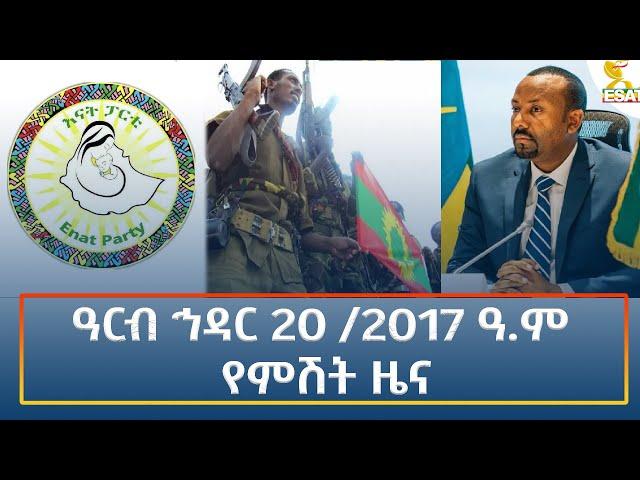 Ethiopia - Esat Amharic Night time news 29 November 2024