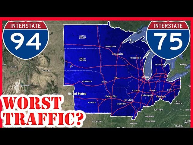 Which Metro has the WORST Traffic in the Midwest? | Top 10 Metros Ranked by Traffic