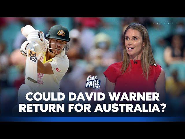 'Very appropriate' David Warner's Leadership Ban lifted | The Back Page | Fox Fox Sports