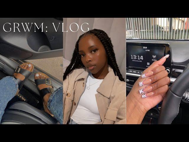 Vlog | GRWM for my vacations: new hair, nails, pedis, lots of buying, packing & more!