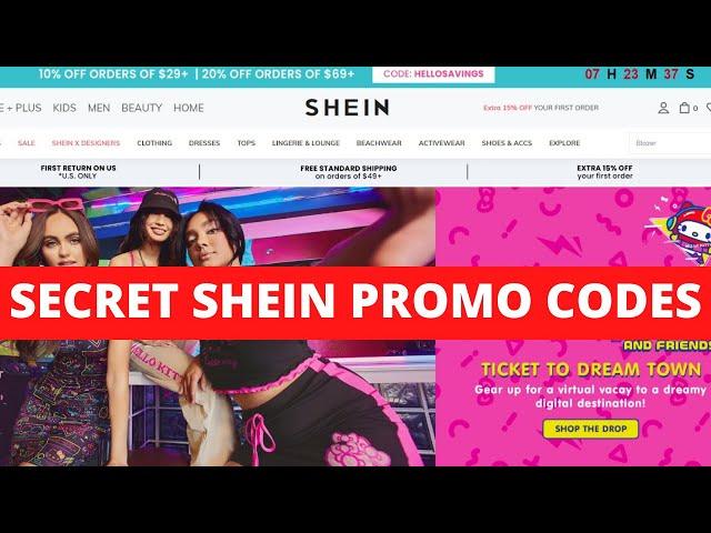 *SECRET* Shein Promo Code 2022 | 4 Best Working Shein Discount Codes