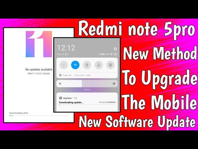 Redmi Note 5 Pro New Method to Software Update 2023 || Redmi note 5 Pro software update problem