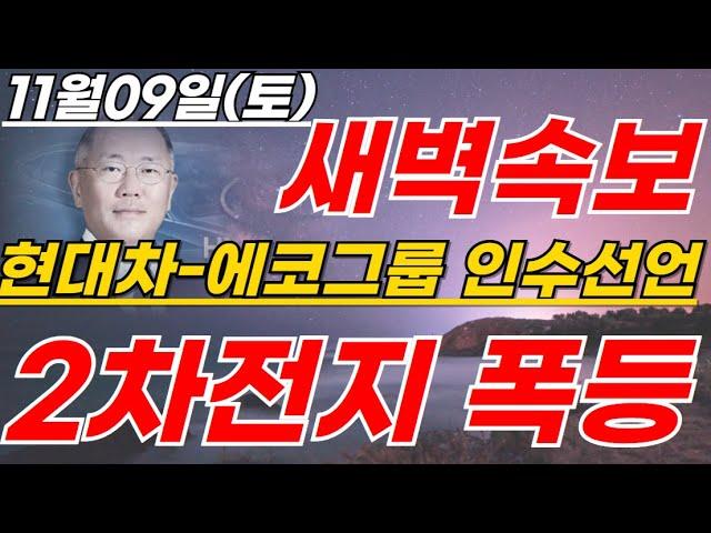 에코프로,금양 2차전지 현대차-에코그룹 인수선언! 사모펀드 220조 현금 들어온다! 박순혁 "난리낫어요 새벽에" #2차전지#에코프로#에코프로머티#LG에너지솔루션#포스코홀딩스#엔켐
