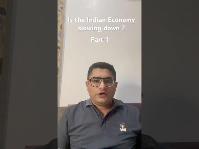 Is the Indian Economy Slowing Down ? #sharemarket #nifty #bearmarket #sensex #mandi