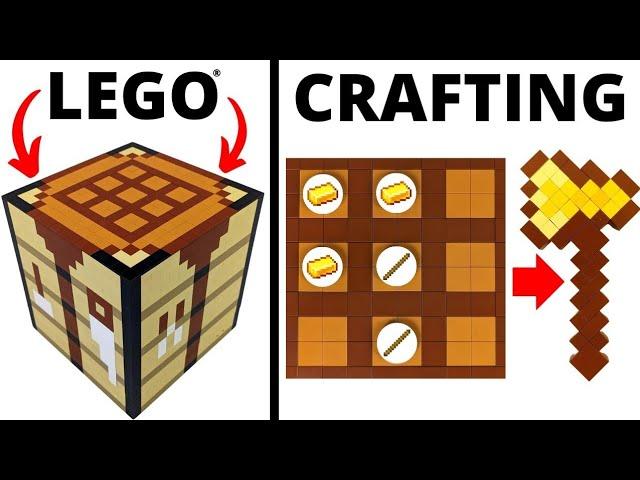 100% WORKING LEGO® Crafting Table [Minecraft]