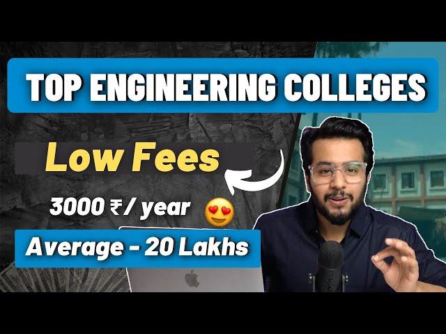 Low Fees Top engineering colleges in India  | Placements  | Fee etc