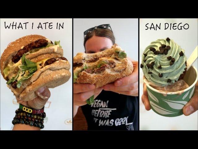 What I Ate Today (VEGAN MUKBANG) In SAN DIEGO