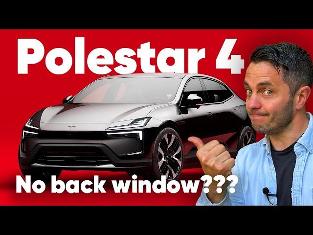 Polestar 4 Review UK FIRST DRIVE - Can You Drive Without a Rear Windscreen?!