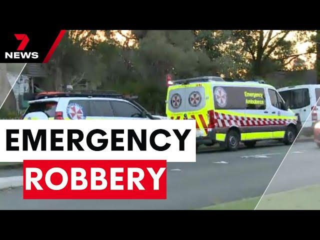 Armed man robs paramedics in St Marys | 7NEWS