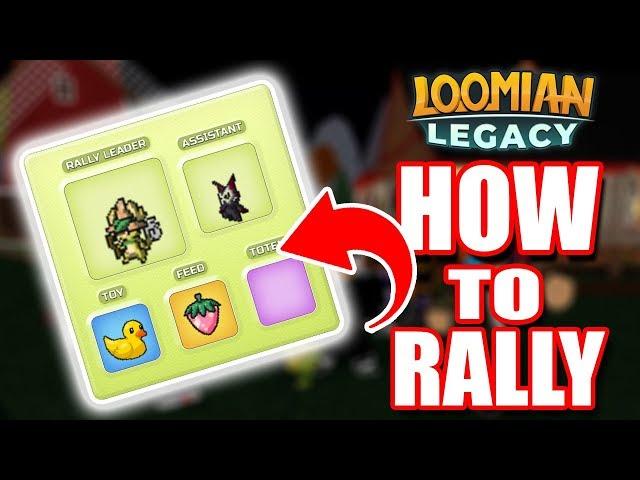 *NEW* HOW TO RALLY LOOMIANS IN RALLY RANCH UPDATE!!! (Loomian Legacy)