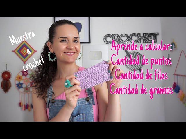 Así empiezo a diseñar mis patrones a crochet  Muestras a crochet