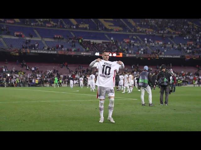 Filip Kostić | 𝑩𝒆𝒔𝒕 No.  at Camp Nou #FCBSGE #SGEuropa #UEL