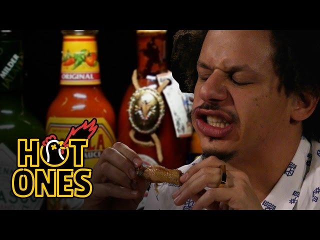 Eric Andre Turns Into Tay Zonday While Eating Spicy Wings | Hot Ones