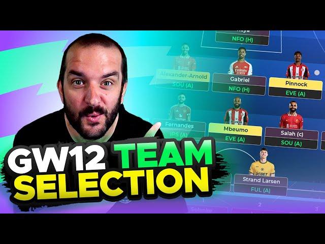 ️ SO MANY FLAGS... ️ | FPL TEAM SELECTION | GAMEWEEK 12 | Fantasy Premier League Tips 2024/25