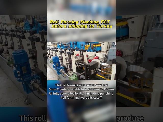 5mm C Purlin Roll Forming Machine #metalformingmachine #machine #rollformingmachine #cpurlinmachine