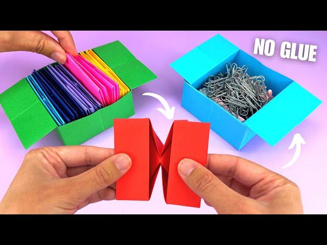 How to make origami pop up Box transformer. DIY origami pop out Surprise box.