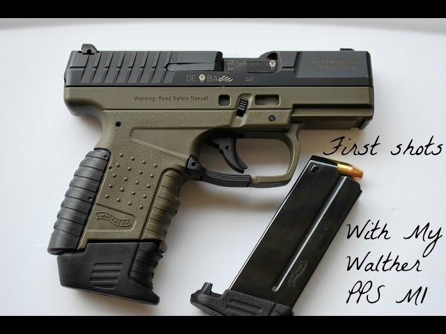 Walther PPS 9mm first shots ( Smilemoney this is for you)