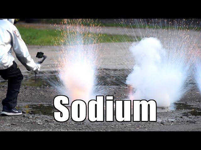 Liquid Sodium Levitation, Reactivity and why Physicists Use it in Nuclear Reactors and Geodynamos