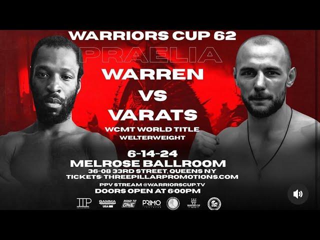 Dzmitry Varats (BLR) VS Stavone Warren (USA)