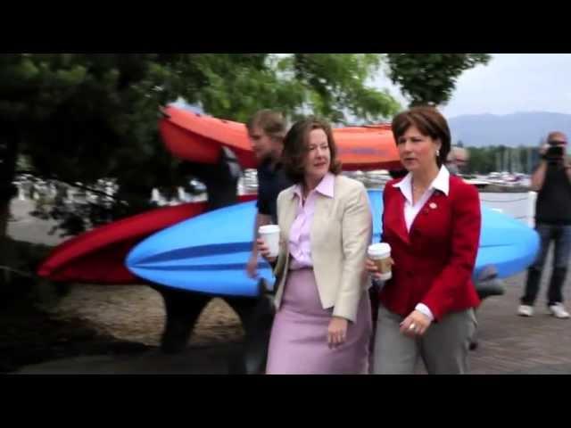 Premiers Christy Clark, Alison Redford meeting in Kelowna, B.C. (SendToNews)