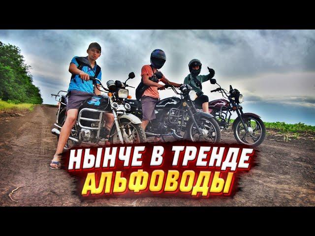  АЛЬФОВОДЫ НАРУШАЮТ! ПОКАТУШКА НА МОПЕДАХ АЛЬФА! НА КАНАЛЕ 7000 ПОДПИСЧИКОВ!