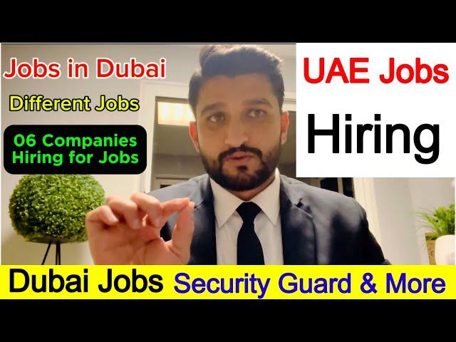 Jobs in Dubai | Security guard jobs | Driver jobs | housekeeping jobs | sales jobs | Dubai jobs |