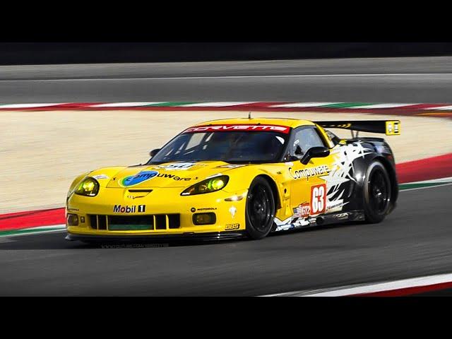 2010 Corvette C6.R ZR1 GT2 Roaring Again! 5.5L V8 Warm Up, Accelerations & OnBoard!