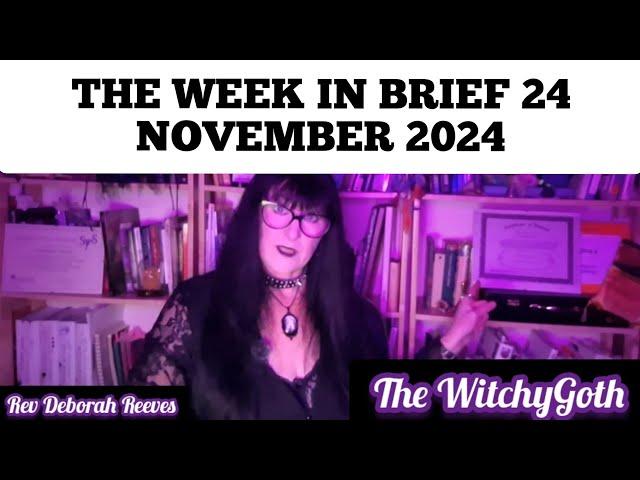 THE WEEK IN BRIEF - 24 November 2024