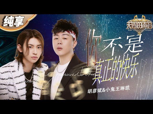 【纯享版】胡彦斌&小鬼王琳凯翻唱五月天《你不是真正的快乐》太好哭了！ 用音乐唤起对孤独的共鸣 满满治愈和感动！#天赐的声音4 EP4