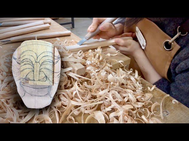 [ENG]  하회탈을 만드는 법 [도구편] (The way to make Korea traditional mask. [tool])