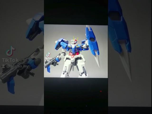 Watch the RG 00 Raiser stop motion. Full video at @plamomy channel. #gundam